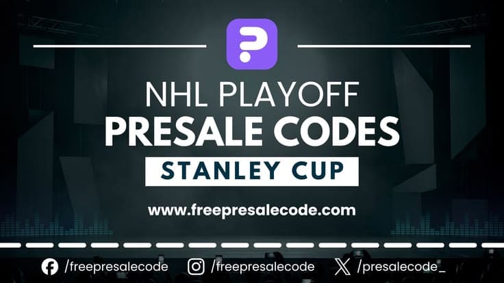 NHL Stanley Cup Playoff Presale Codes Strategy