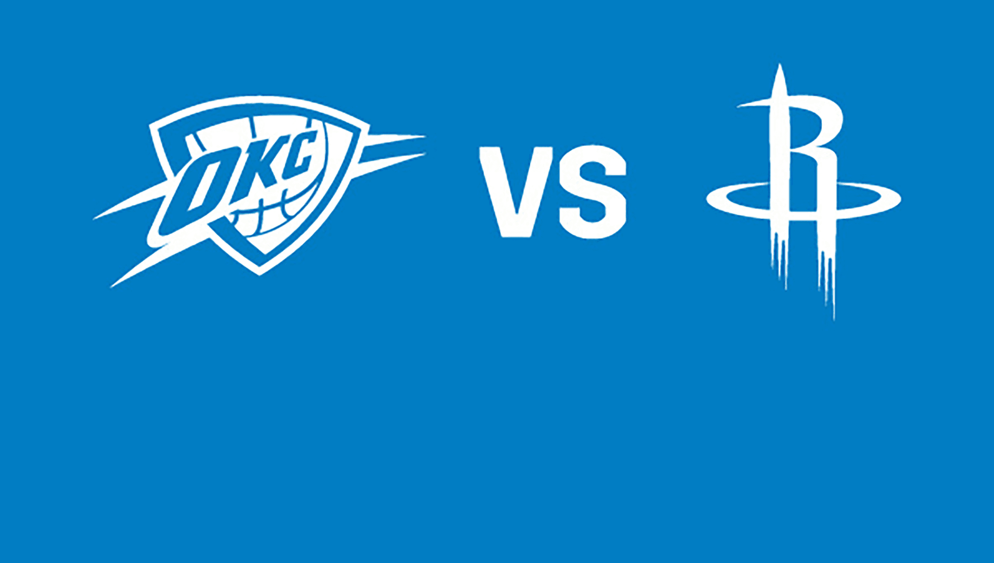 NBA: Oklahoma City Thunder vs. Houston Rockets