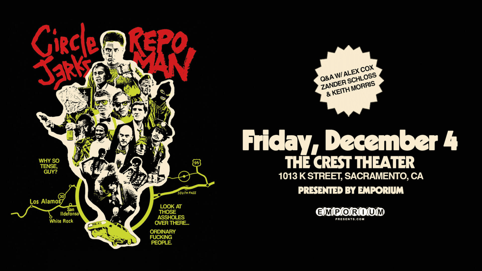 Circle Jerks X Repo Man