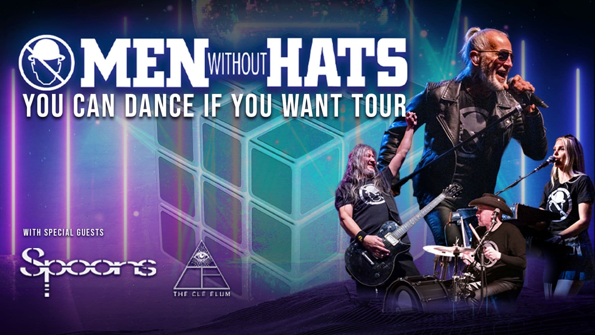 Men Without Hats / Spoons "You Can Dance If You Want Tour"